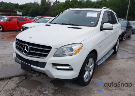 2012 Mercedes-Benz Ml 350 4Matic из США, поврежденный, VIN 4JGDA5HB7CA034478